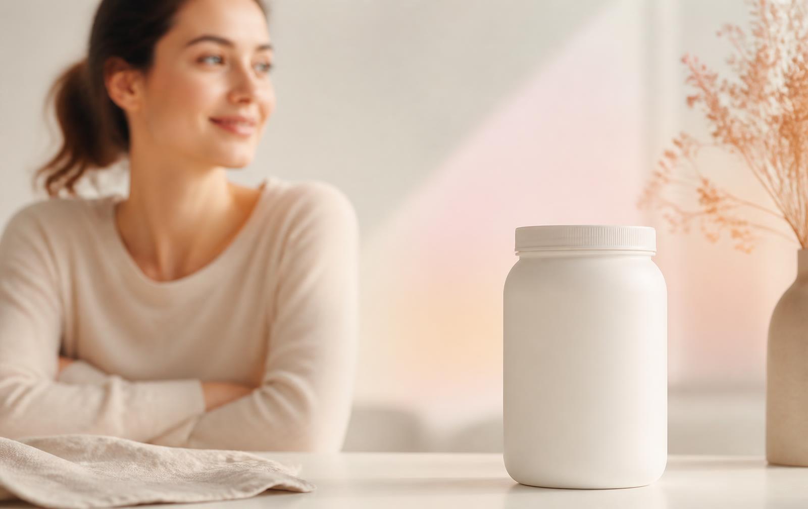 Luz do amanhecer sobre a mesa com o pote Zaiva